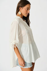 White Cotton Toni Blouse